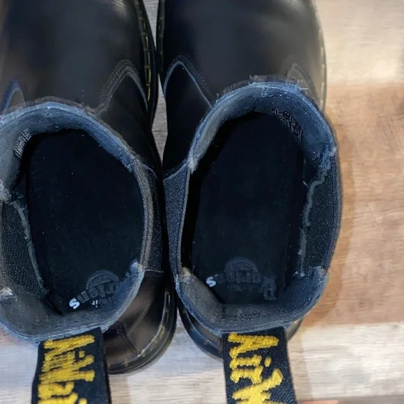 NWOB!! Dr. Martens Black Leather Chukka Boots Size 9 Womens 8 Mens - Picture 9 of 11